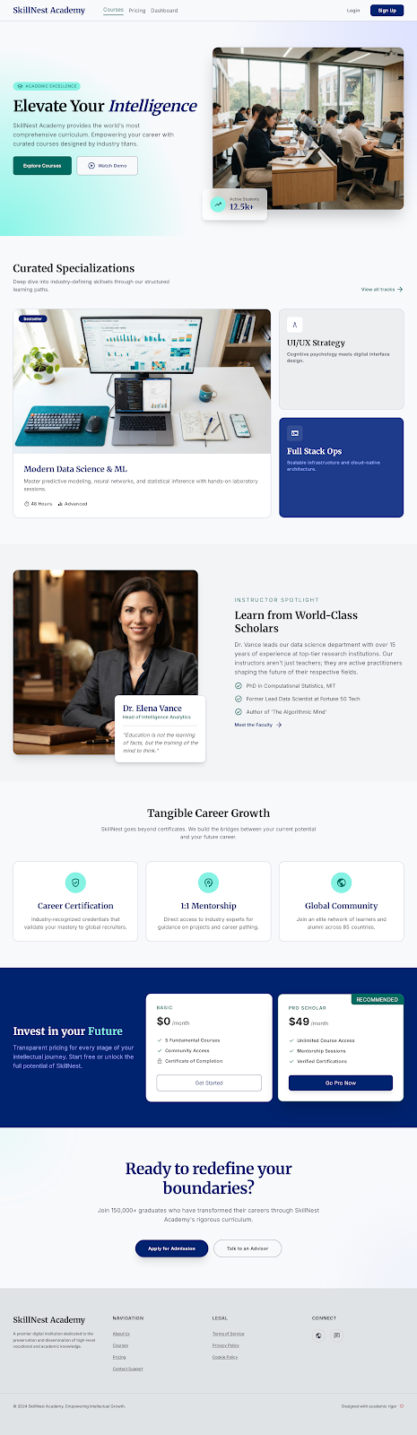 SkillNest Academy screenshot