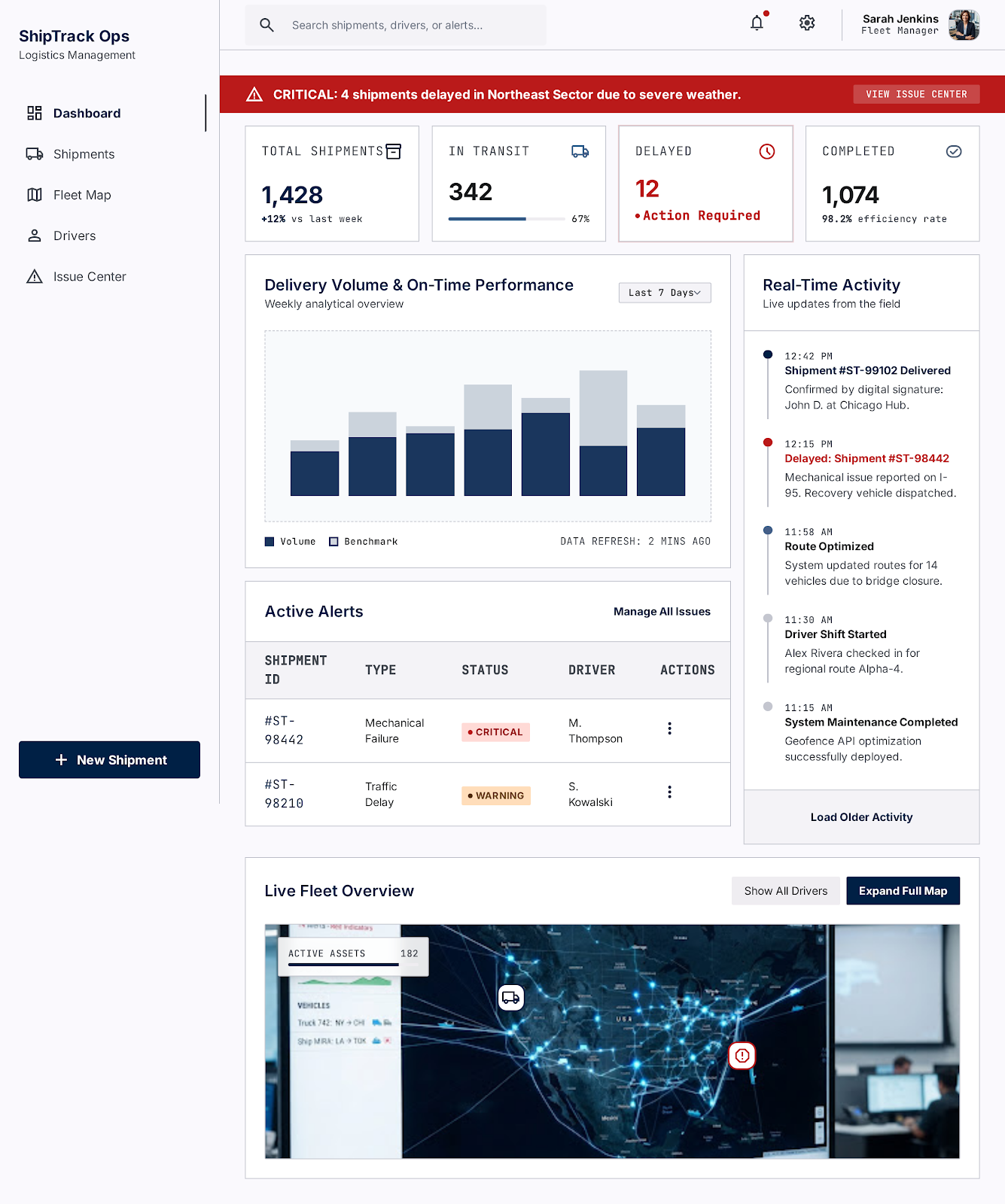 ShipTrack Ops screenshot