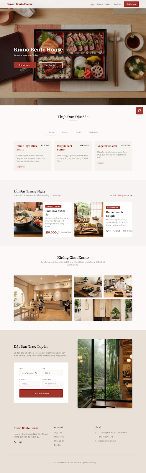 Kumo Bento House screenshot